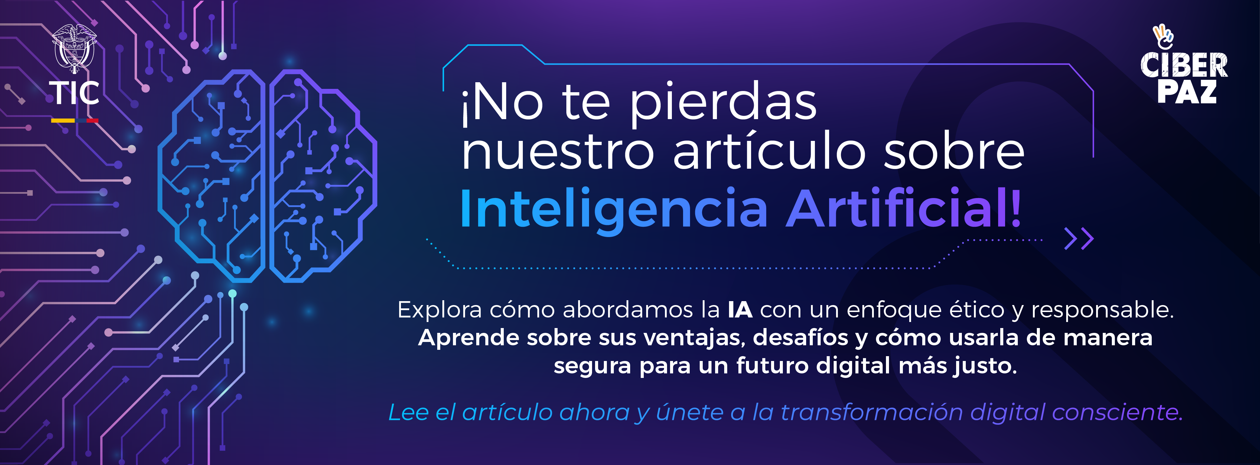 Inteligencia artificial: un enfoque ético desde CiberPaz