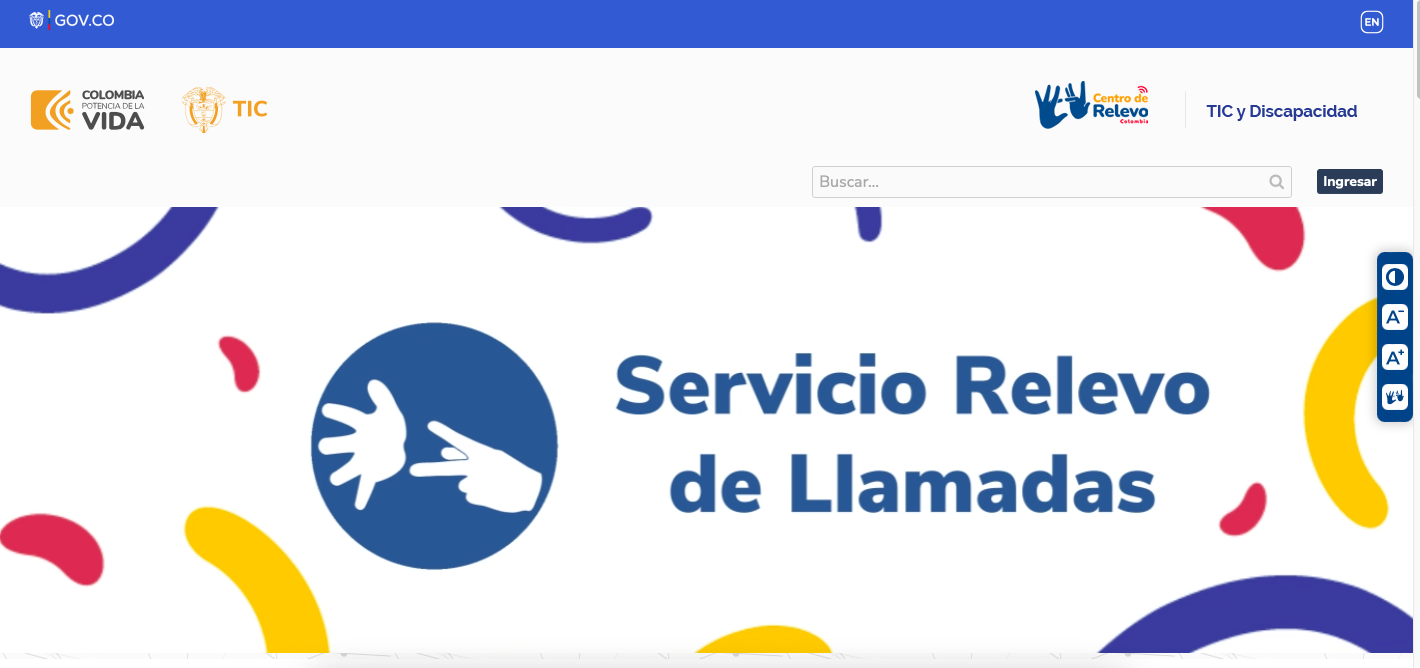 Servicio de relevo de llamadas